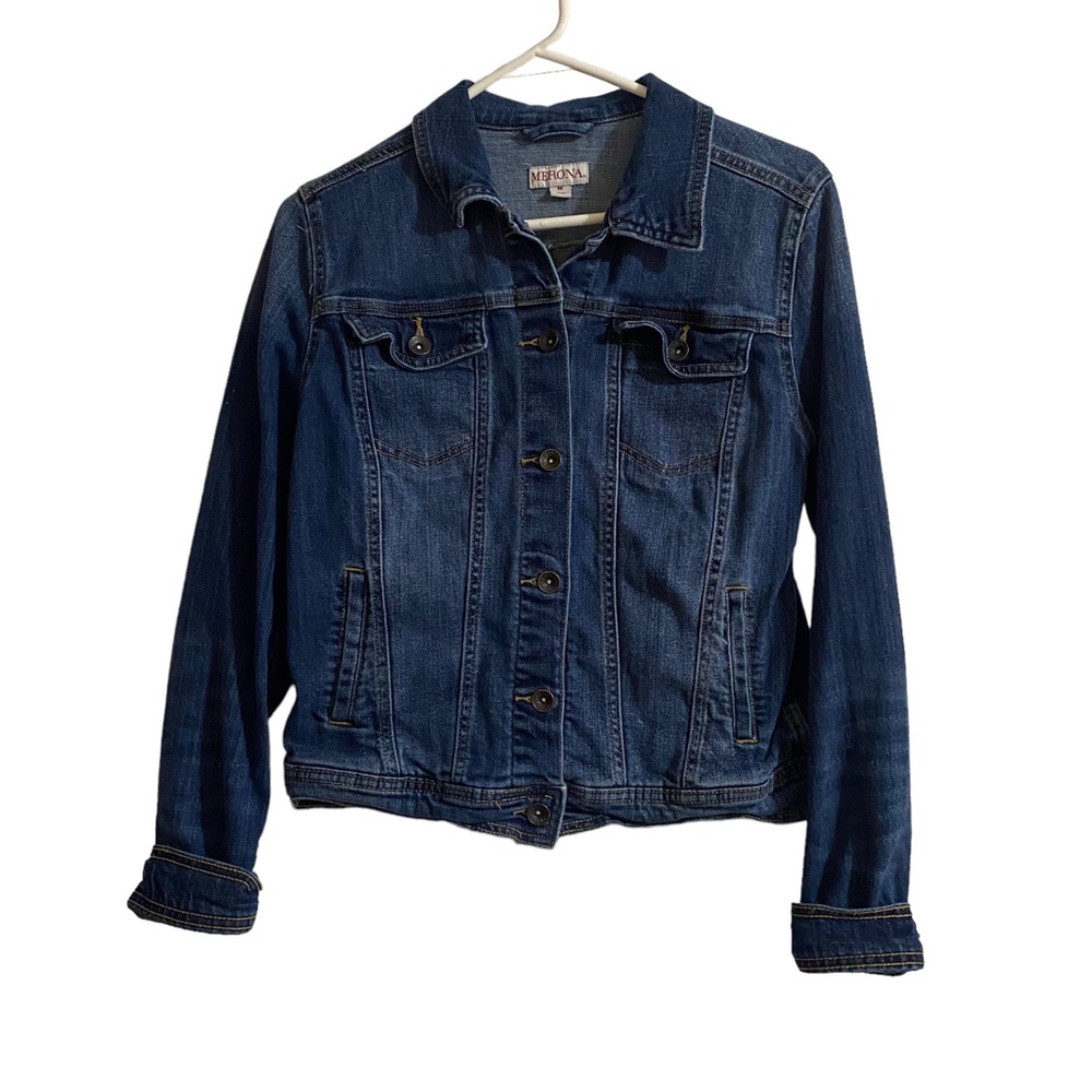 MERONA Button Up Jean Jacket with Pockets